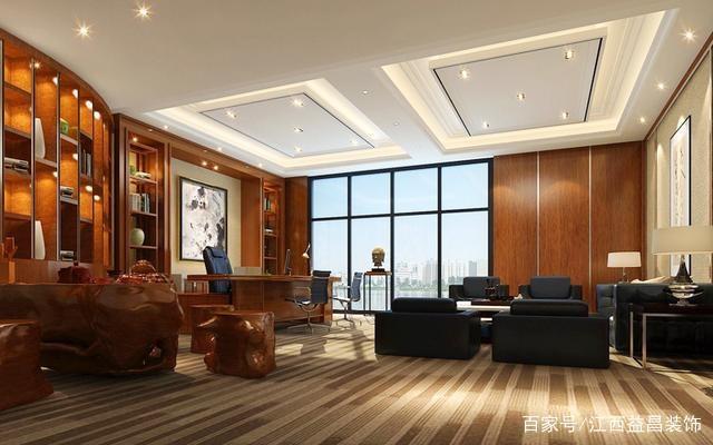 老總辦公室裝修設計掌握這4點,效果肯定差不了!